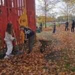 Pressefoto – Herbstputz in der Weinau &#8211; Oberschule an der Weinau