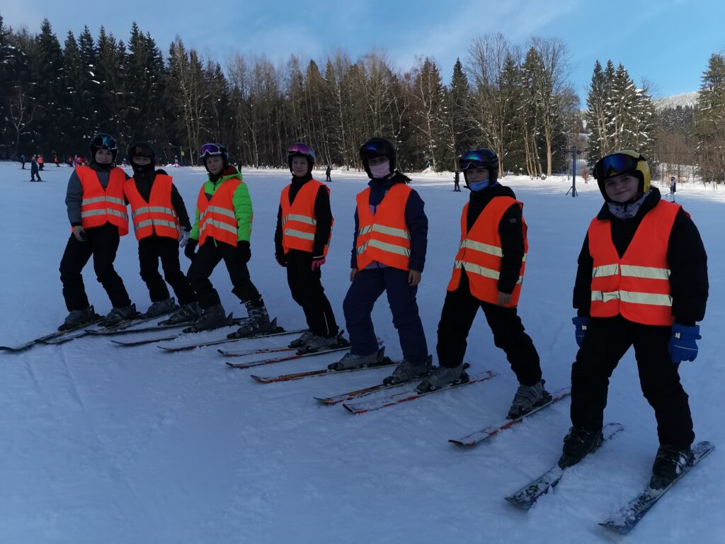Pressefoto &ndash; Skilager der 7. Klassen – Oberschule an der Weinau