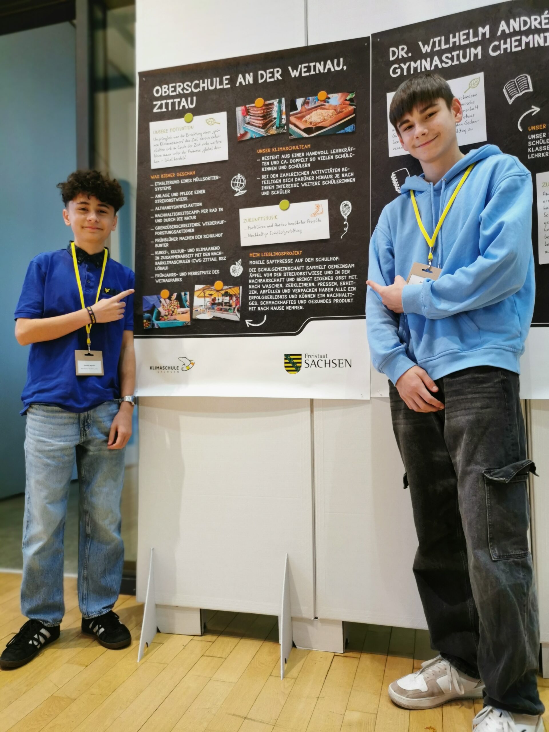 Grafik – Besuch der Klimaschulkonferenz – Oberschule an der Weinau