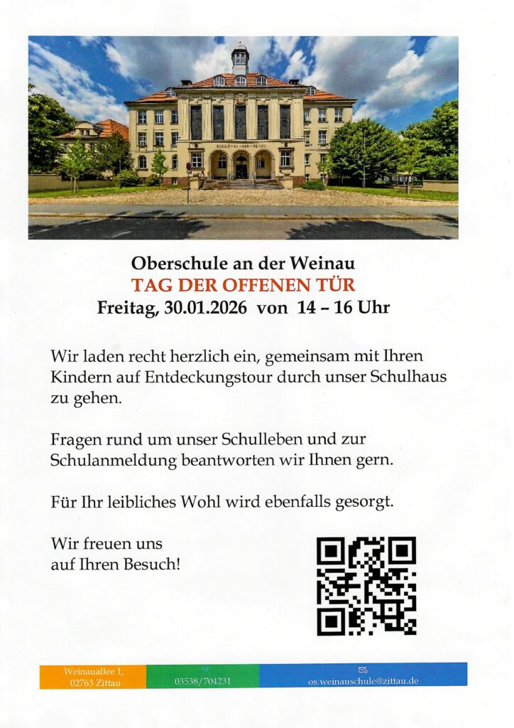 Foto &ndash; Tag der offenen T&uuml;r – Oberschule an der Weinau